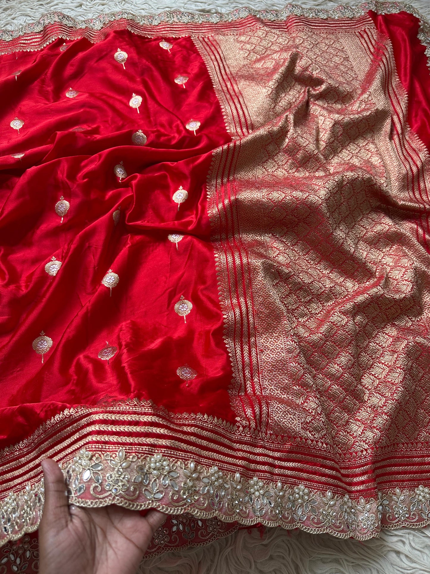 Devyani Vermilion Saree