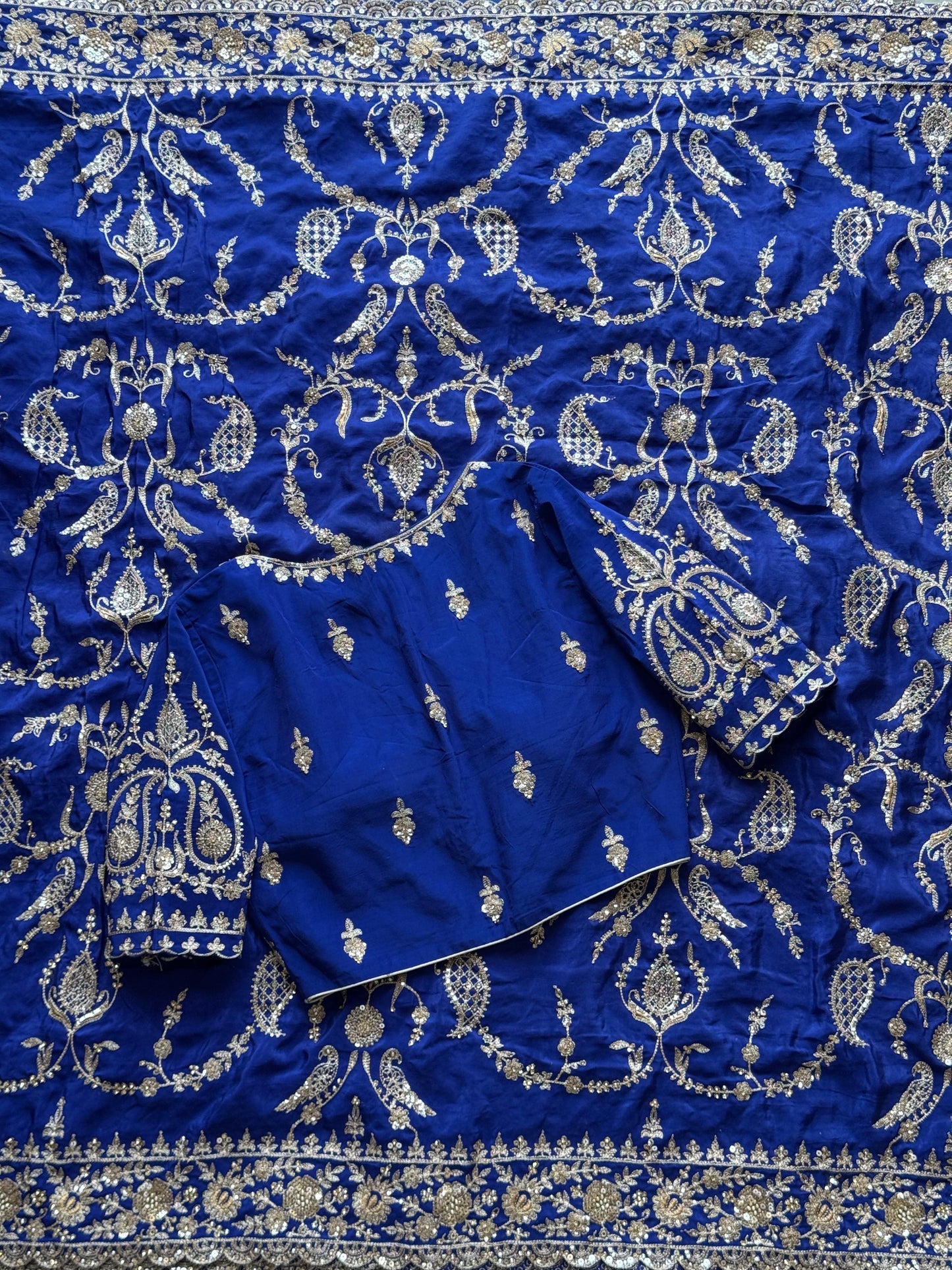 Shahi Neelam Saree