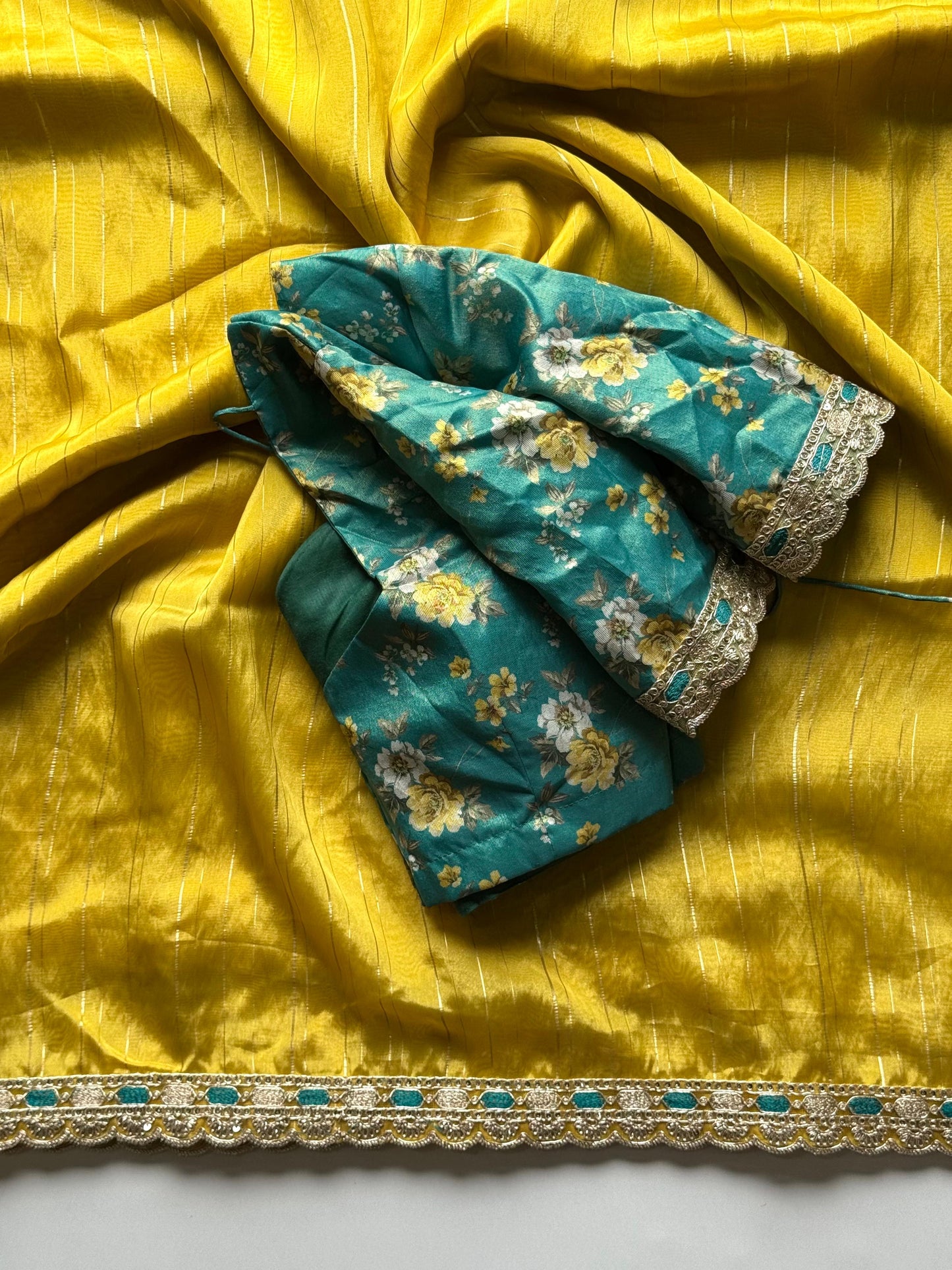 Floral Sunshine Saree