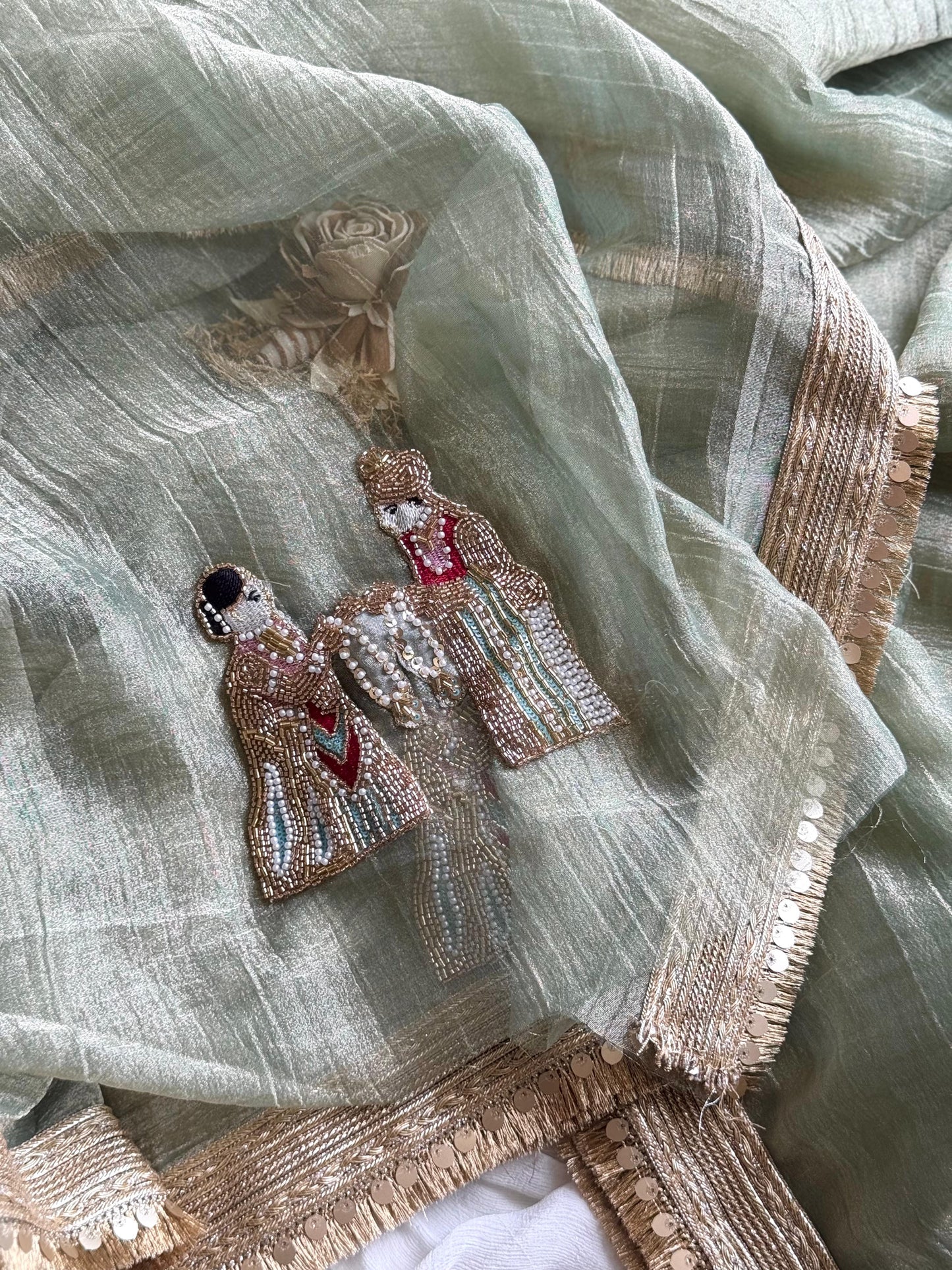 Rajwada Noor Saree(Green)