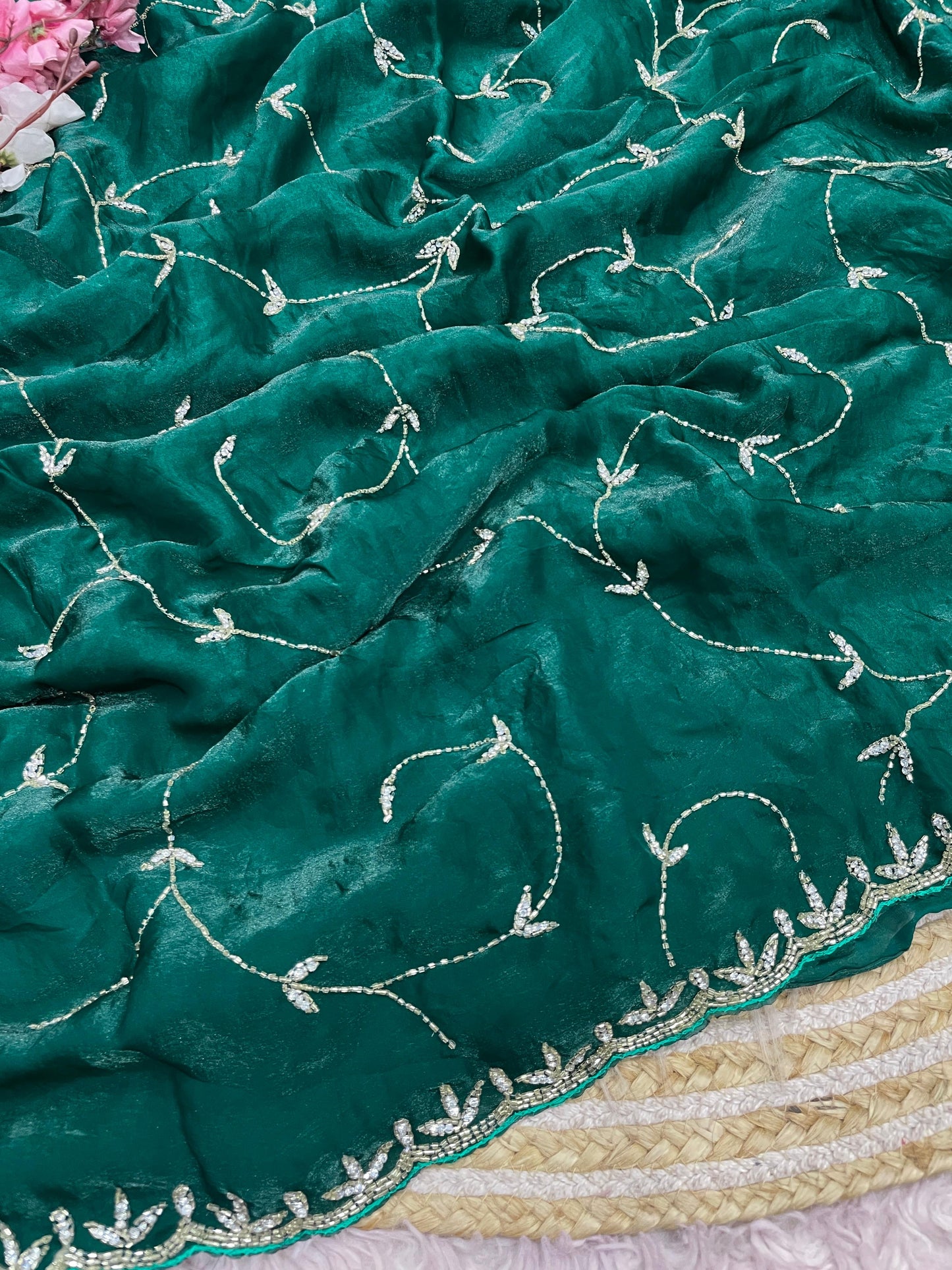 Meher handwork saree