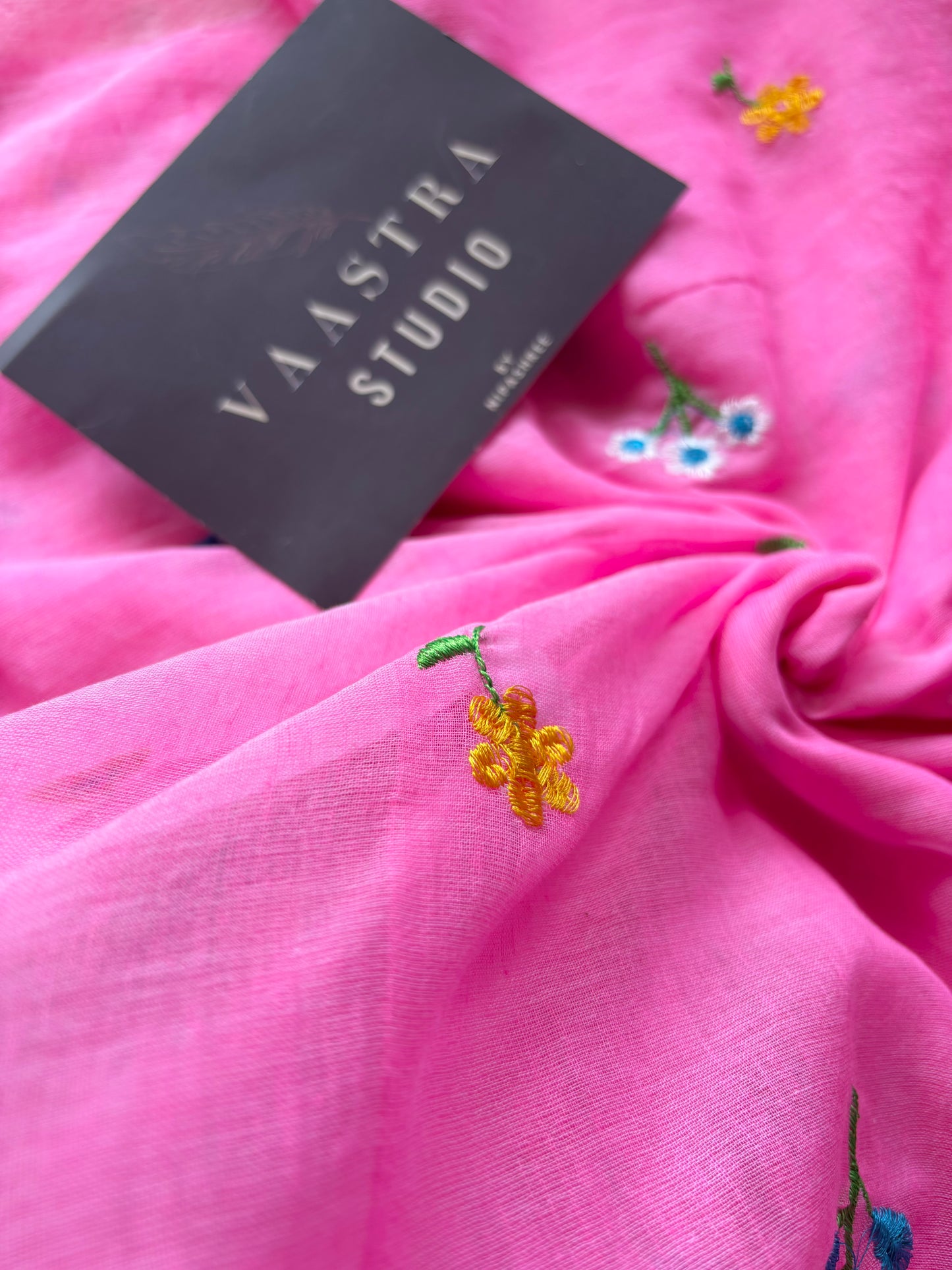 Pink Petel Bloom Saree