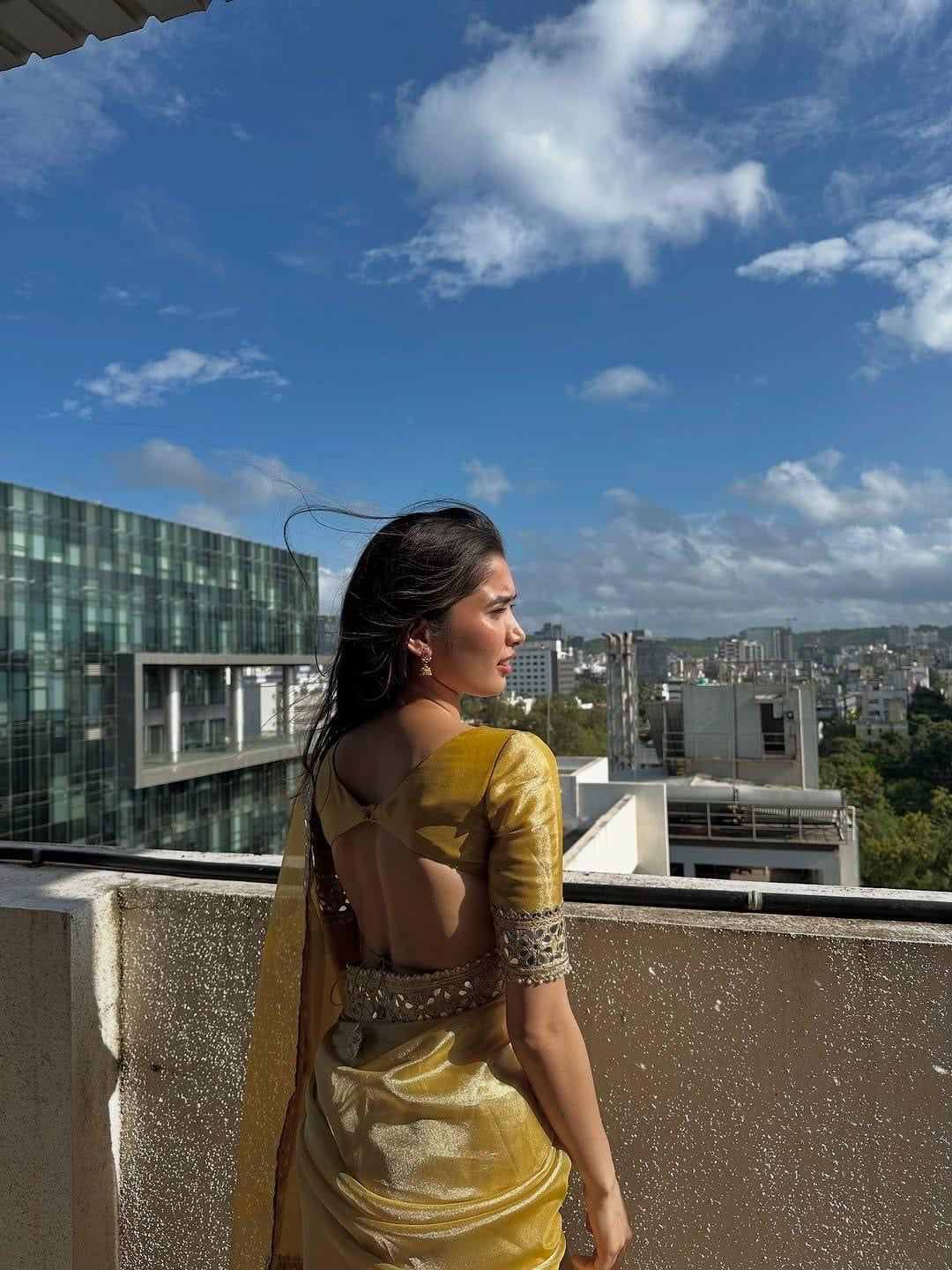 Meher Gold Saree