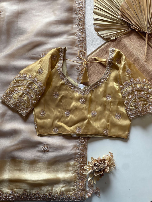 Gold Grace Handwork Saree