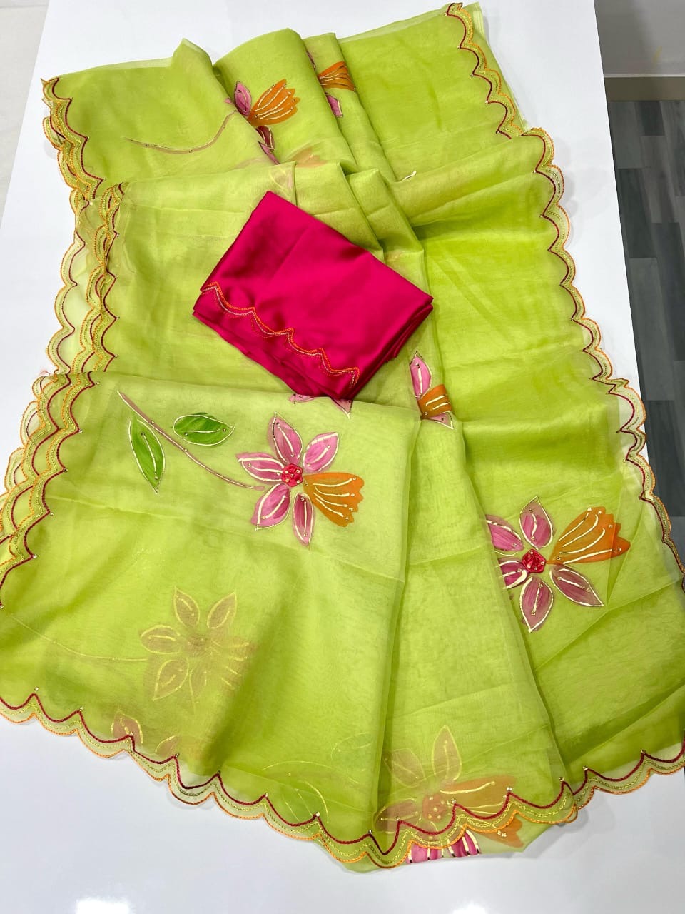 Greenery soft Saree