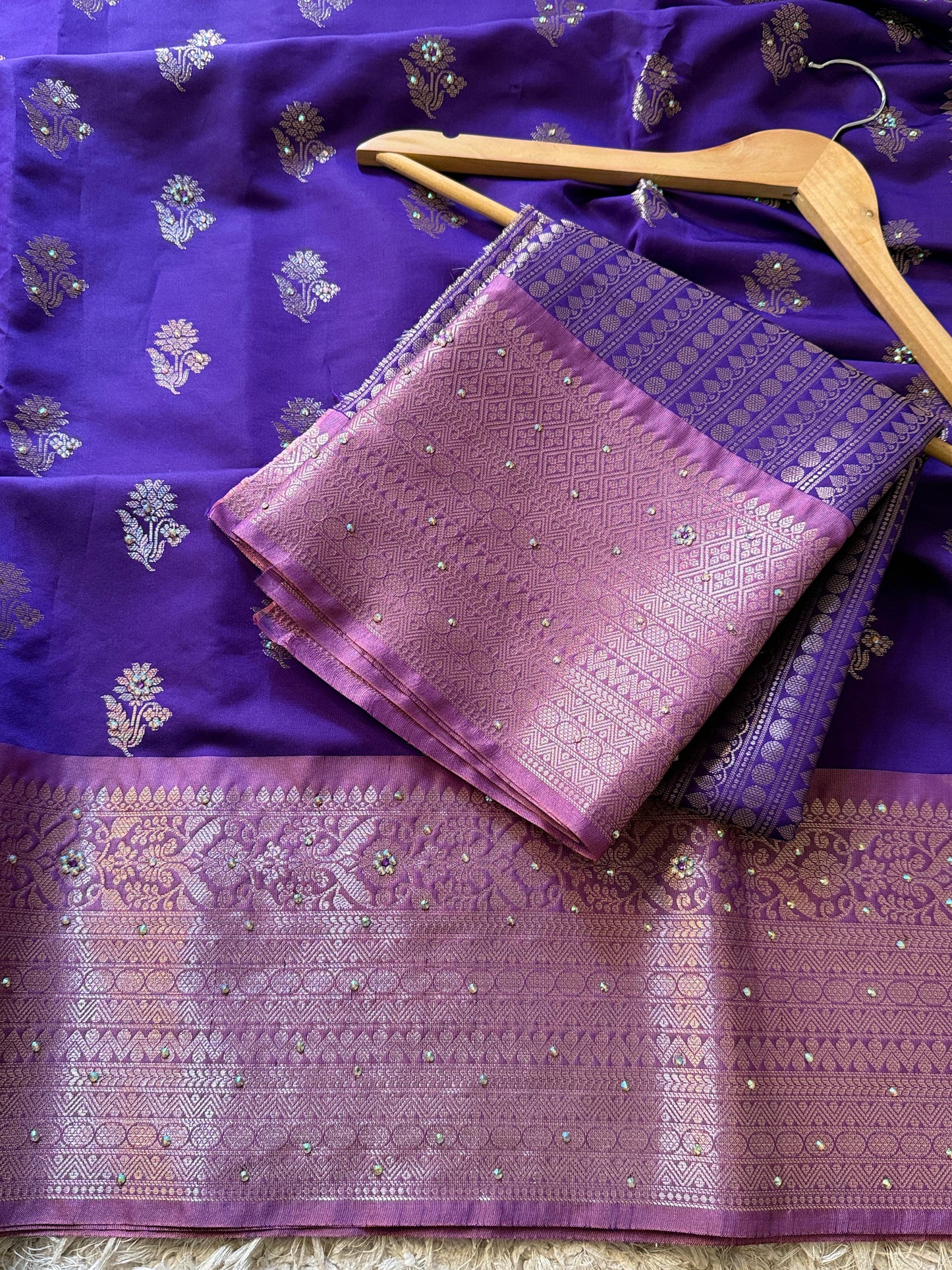 Phoolrang Purple Saree