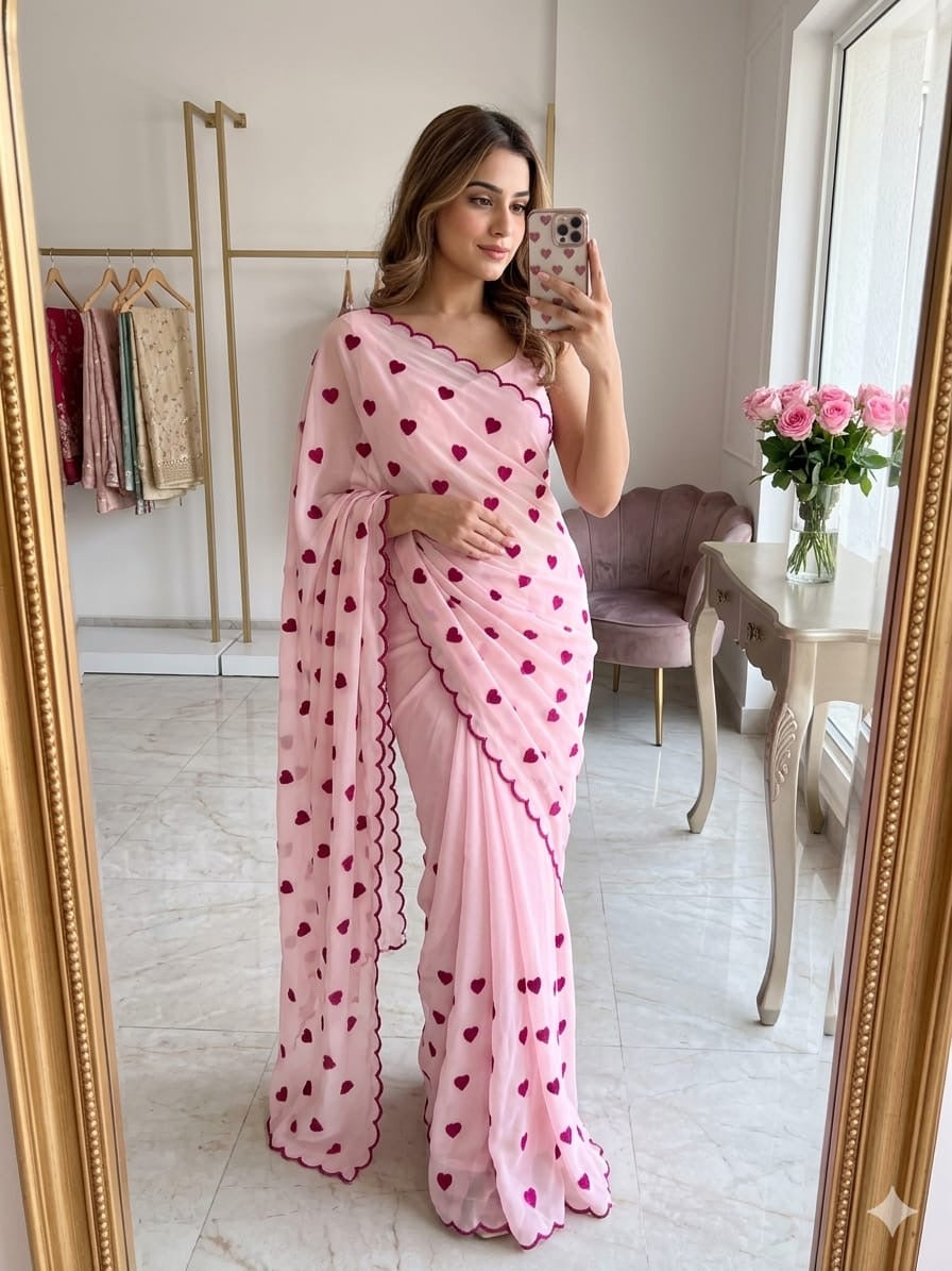 Pink Romance Saree