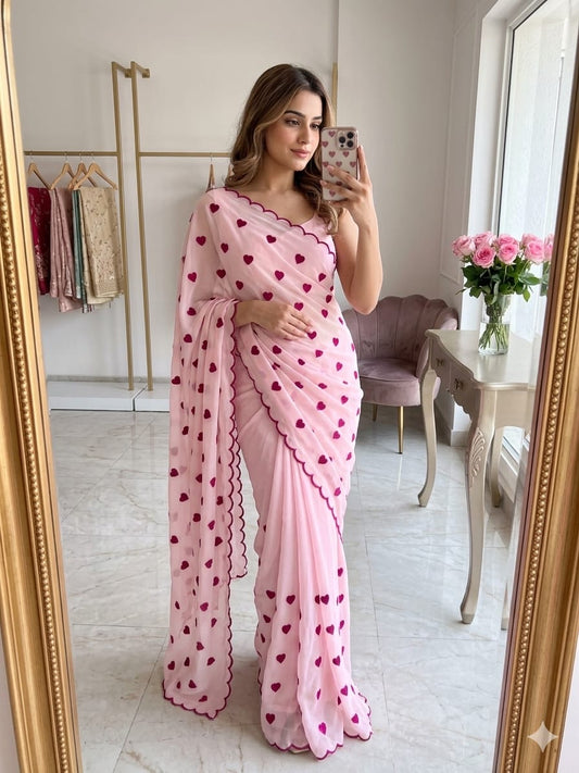 Pink Romance Saree