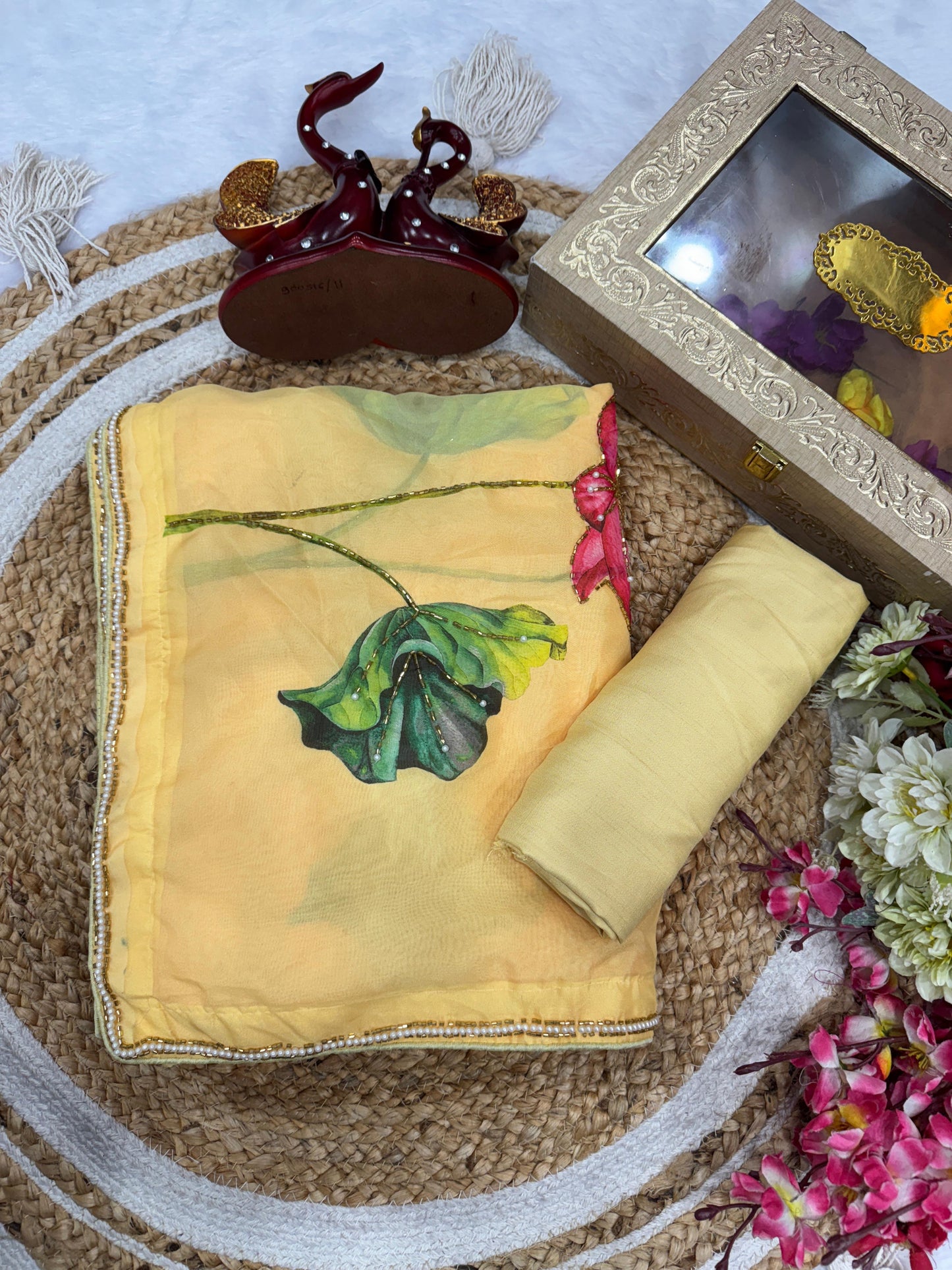 Meredith Saree (Yellow)
