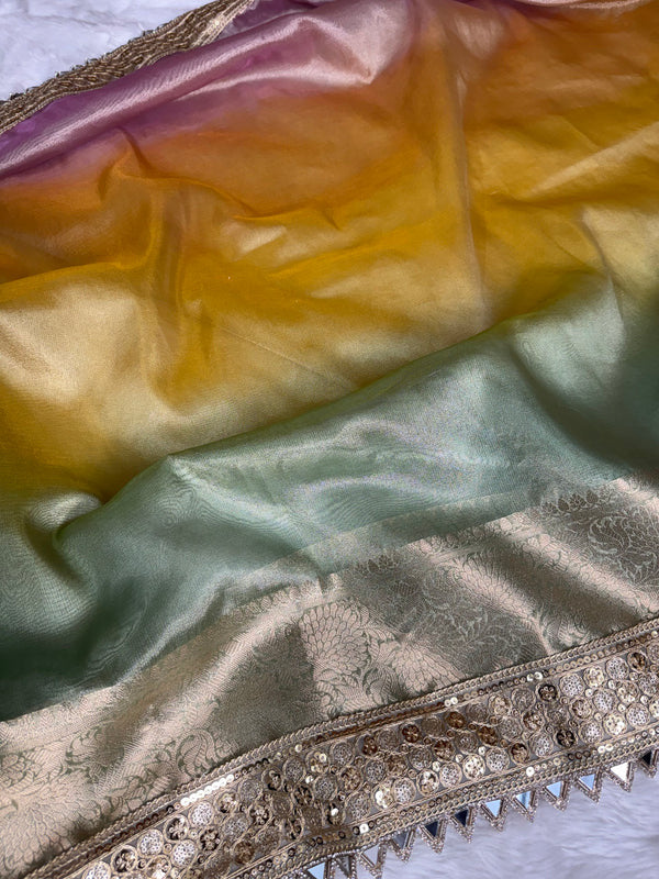The Blush Symphony Saree