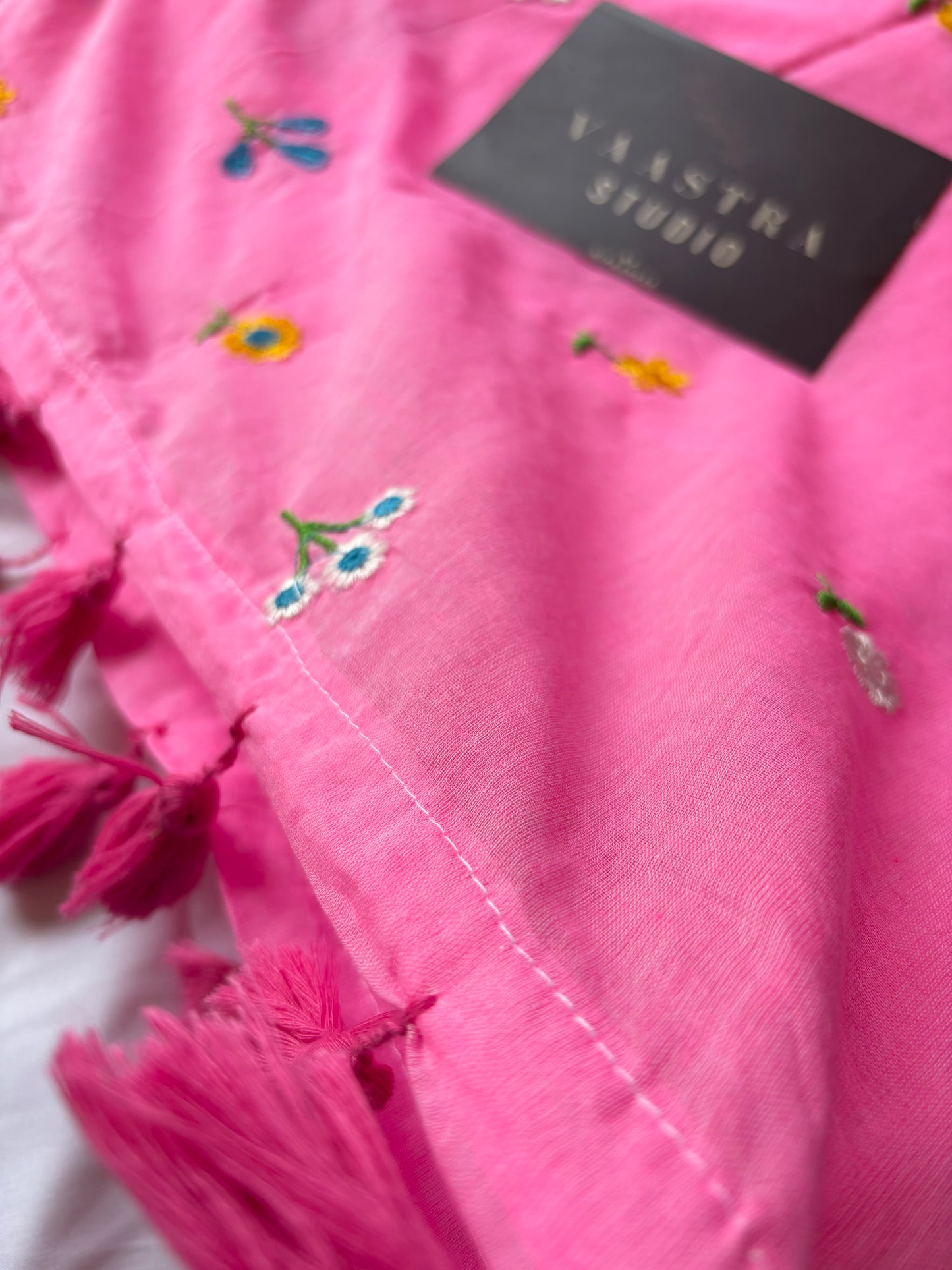 Pink Petel Bloom Saree