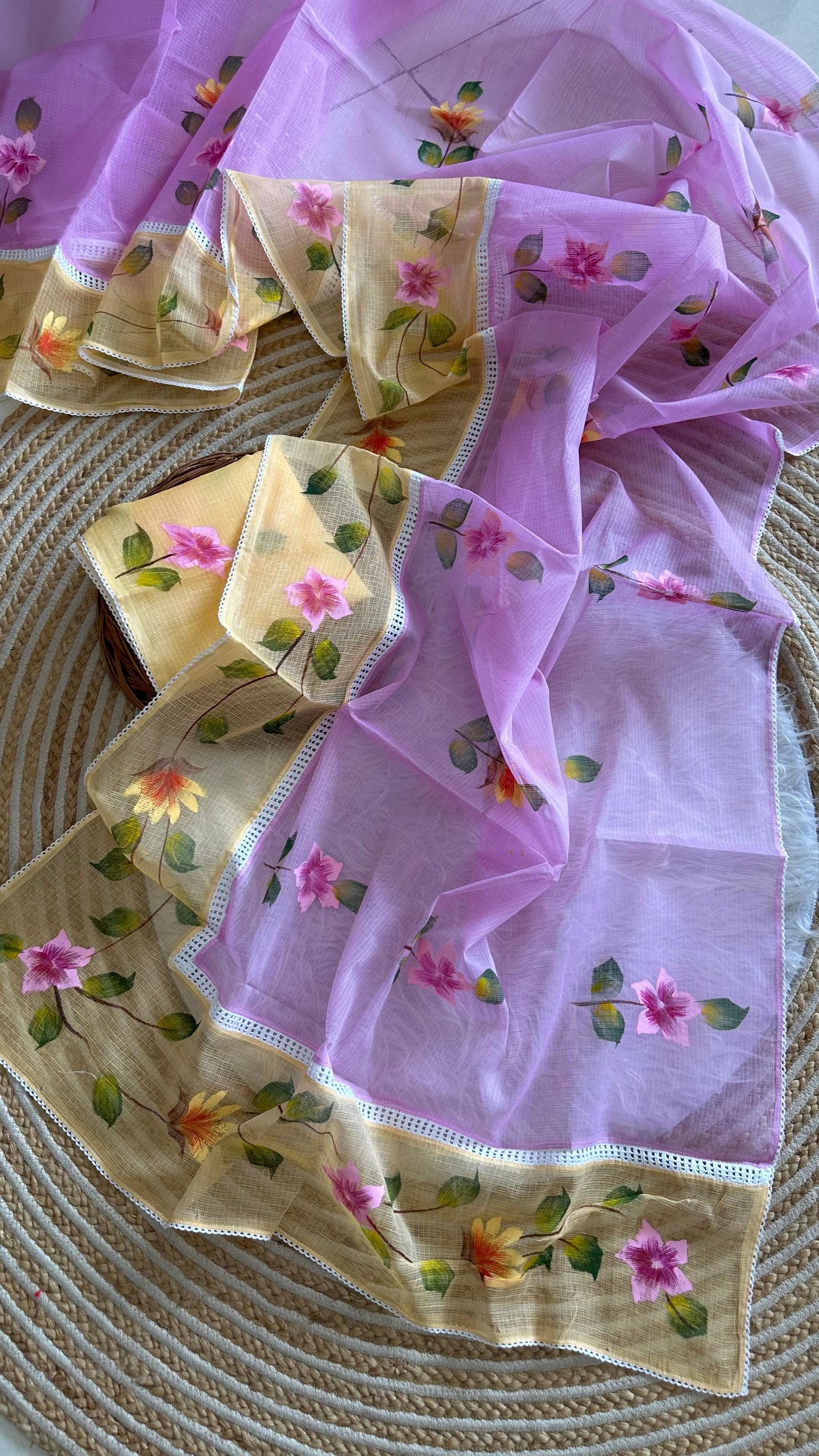 Wildflower Grace Saree(purple)
