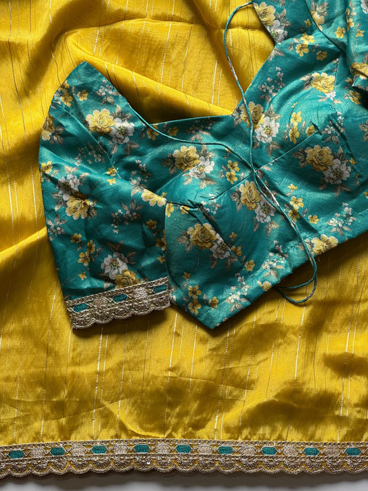 Floral Sunshine Saree