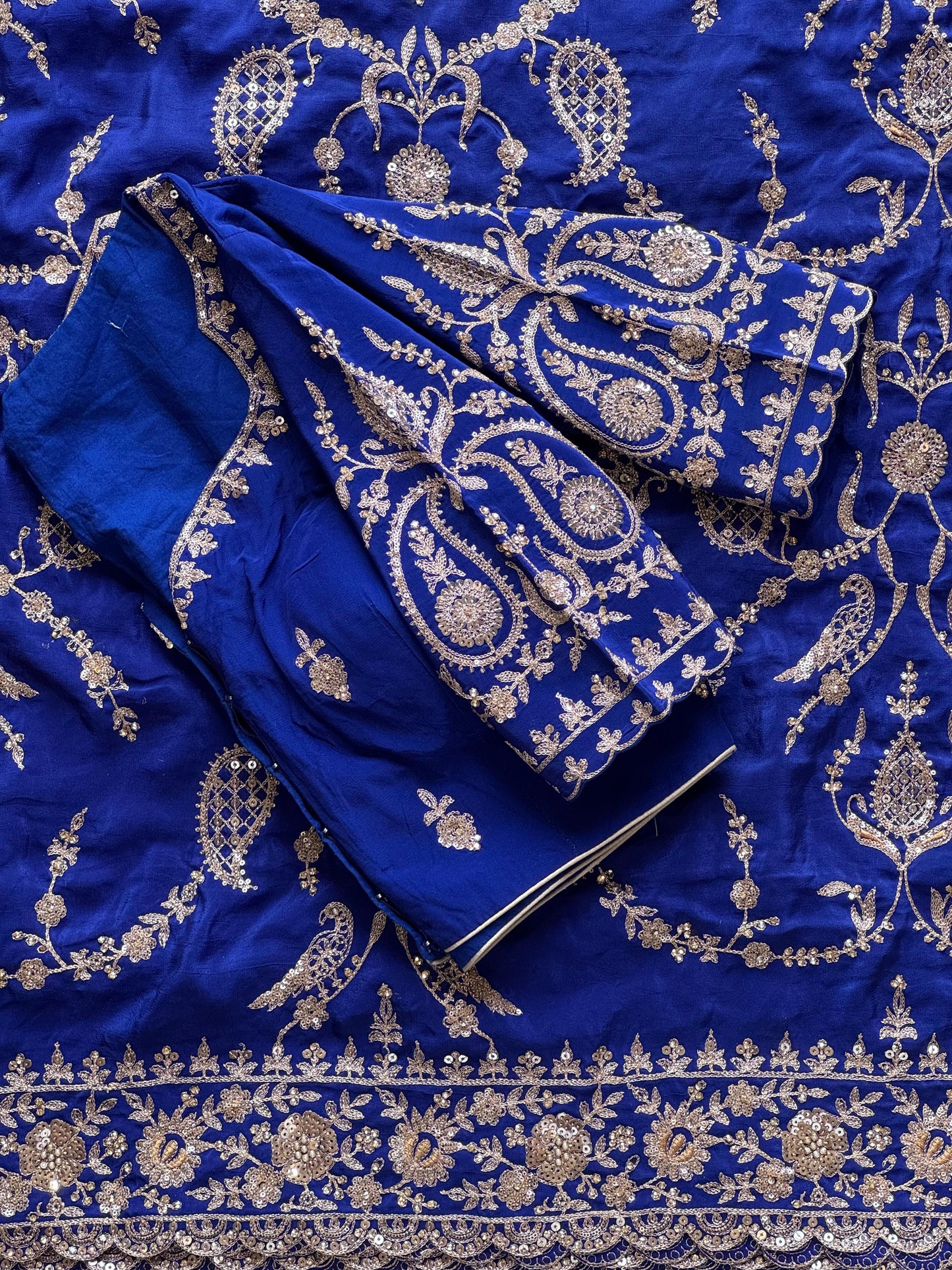 Shahi Neelam Saree