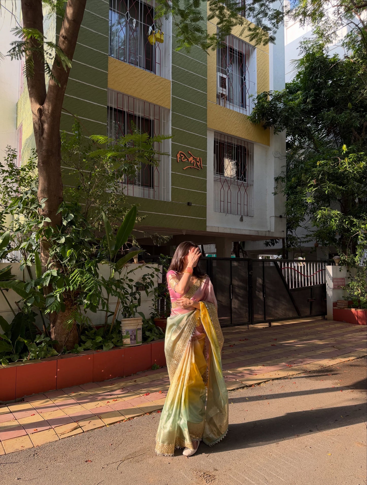 The Blush Symphony Saree