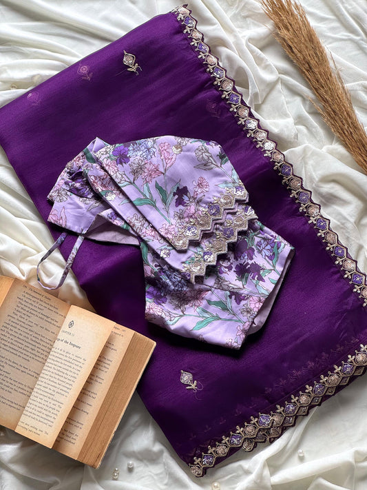 Violate Whisper Saree