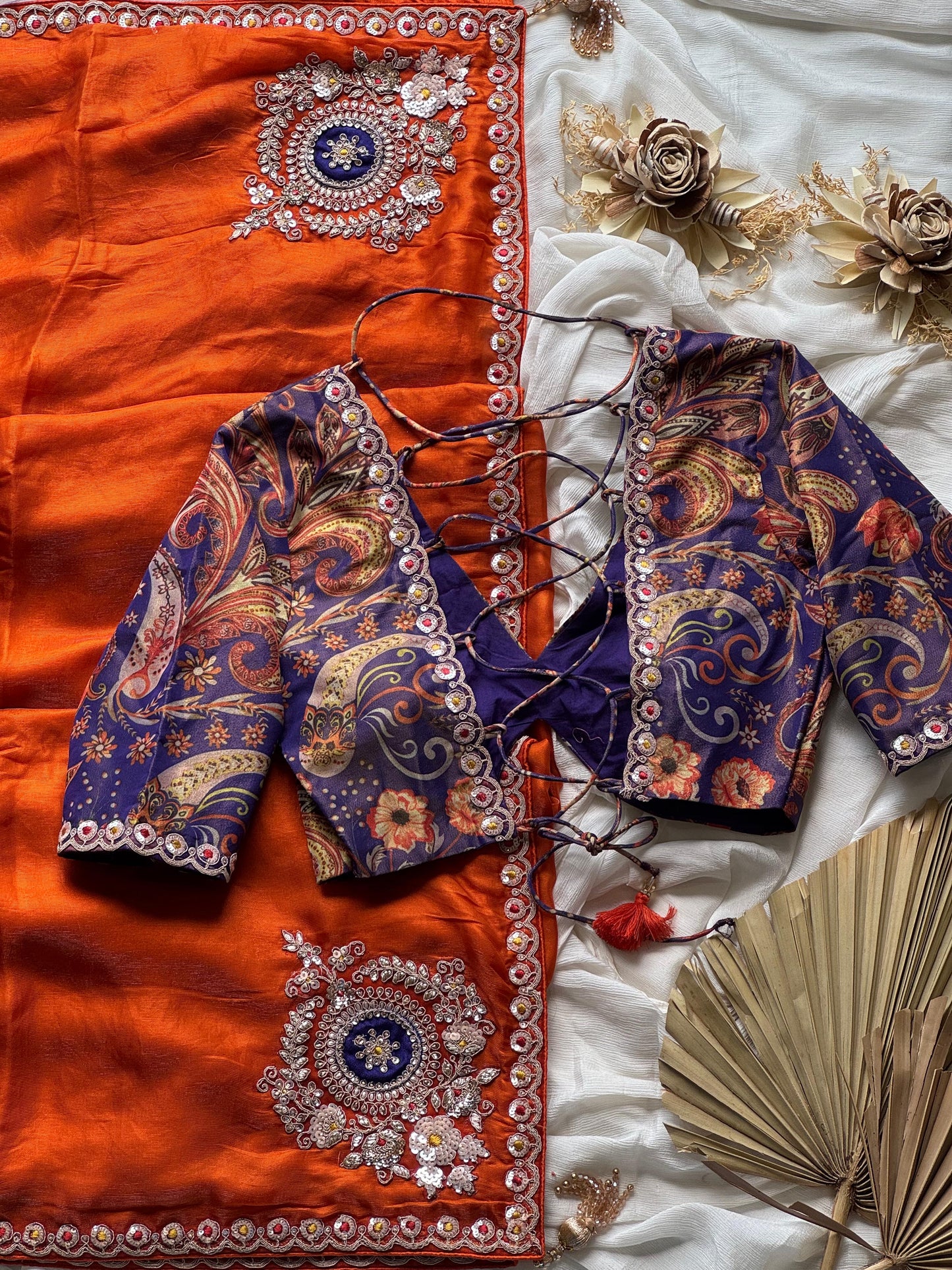 Rustique Bloom Saree