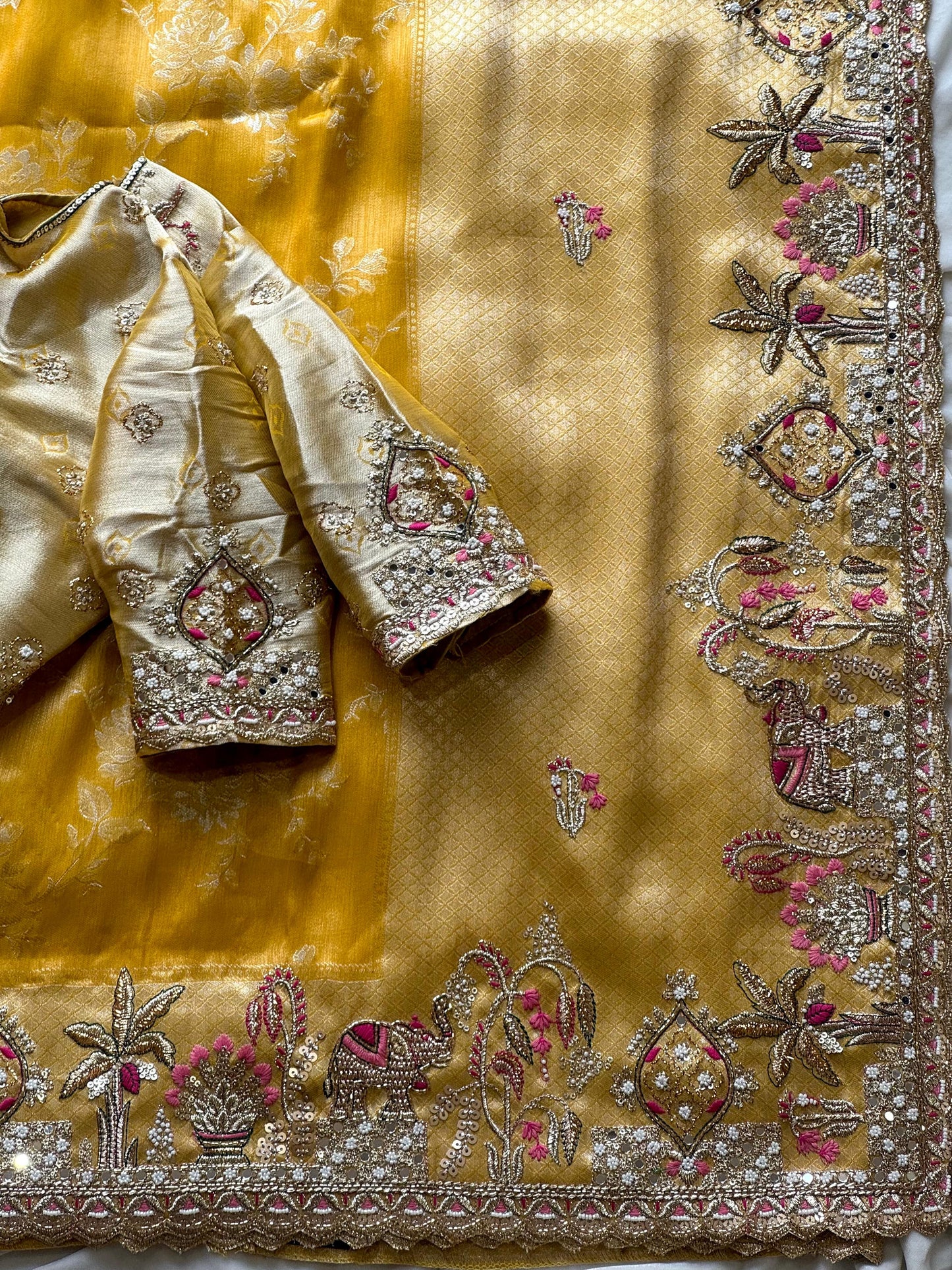 Suvarna Gulbahar Saree