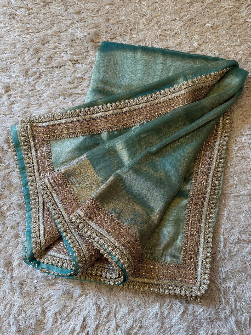 Meher Sea Mist Saree