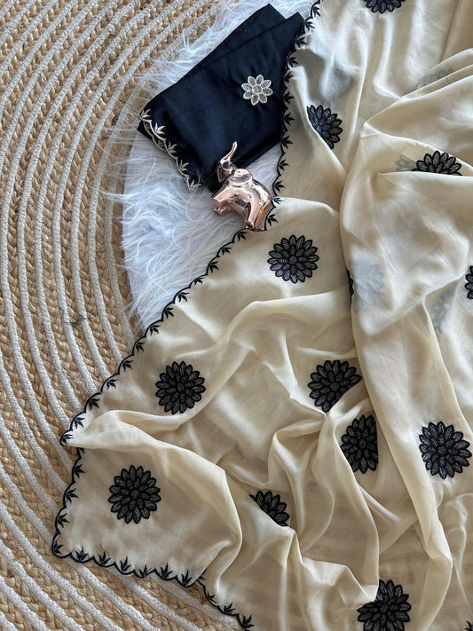 Blooming grace Saree