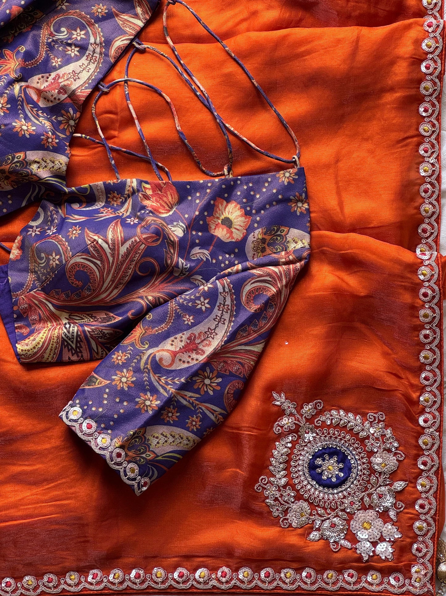 Rustique Bloom Saree