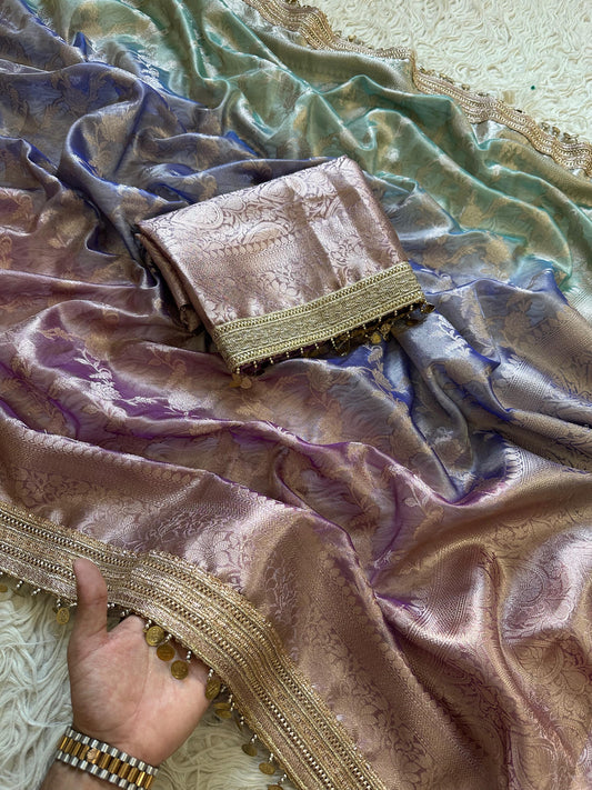 Opal Dreams Saree(Mermaid Pastel)