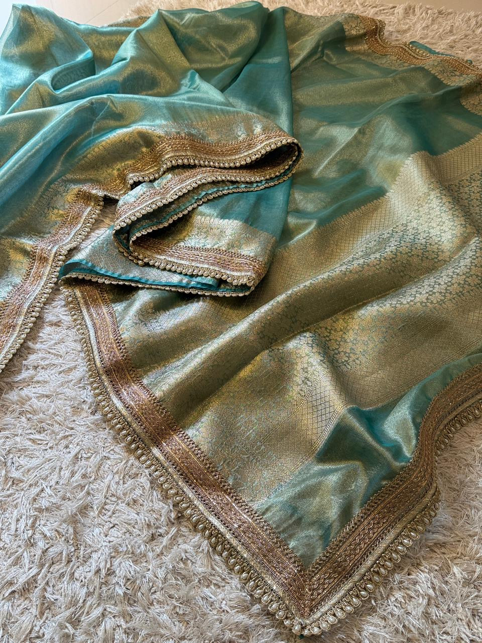 Meher Sea Mist Saree