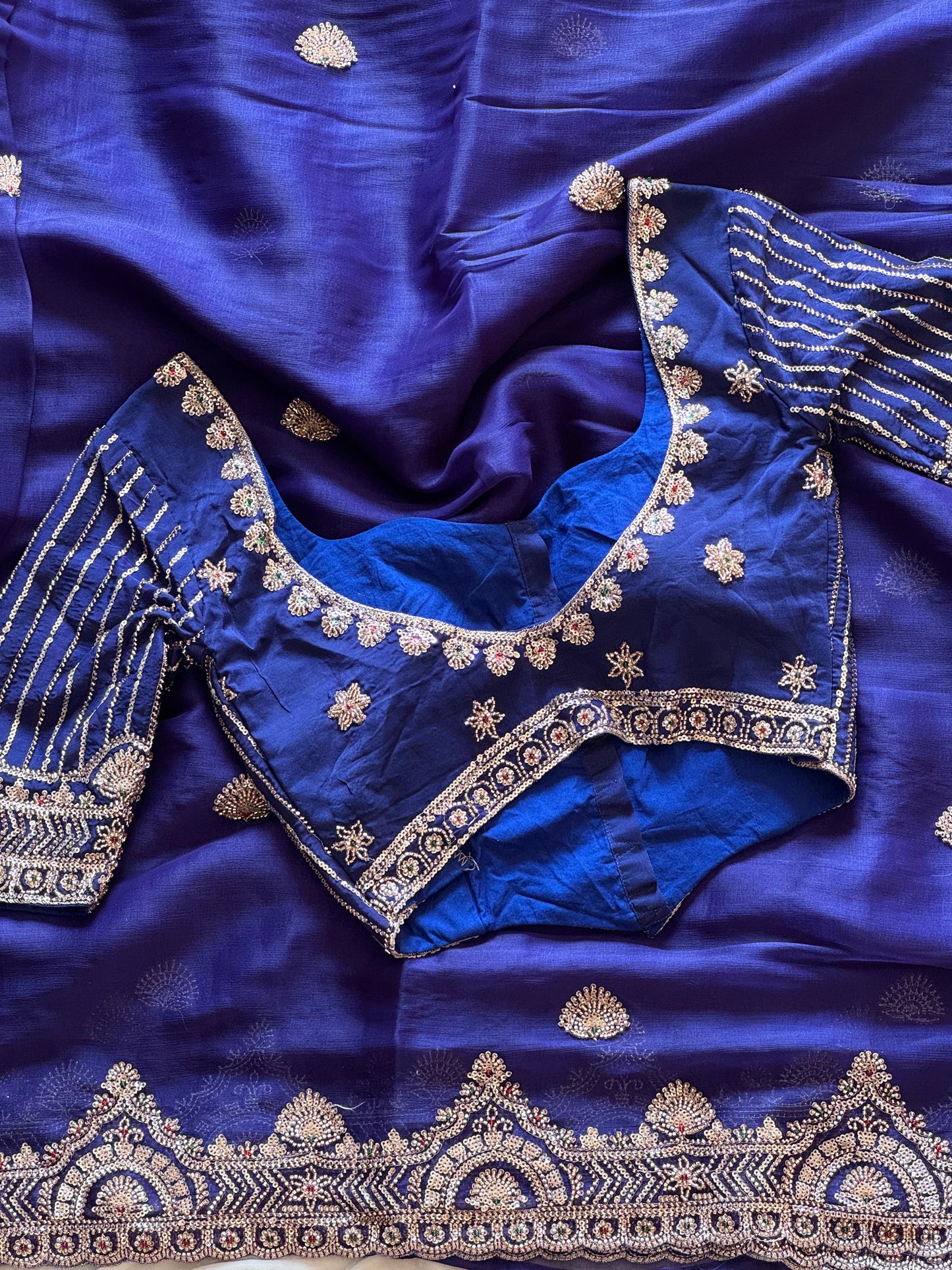 Midnight Maharani Saree
