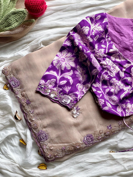 Orchid Glow Saree