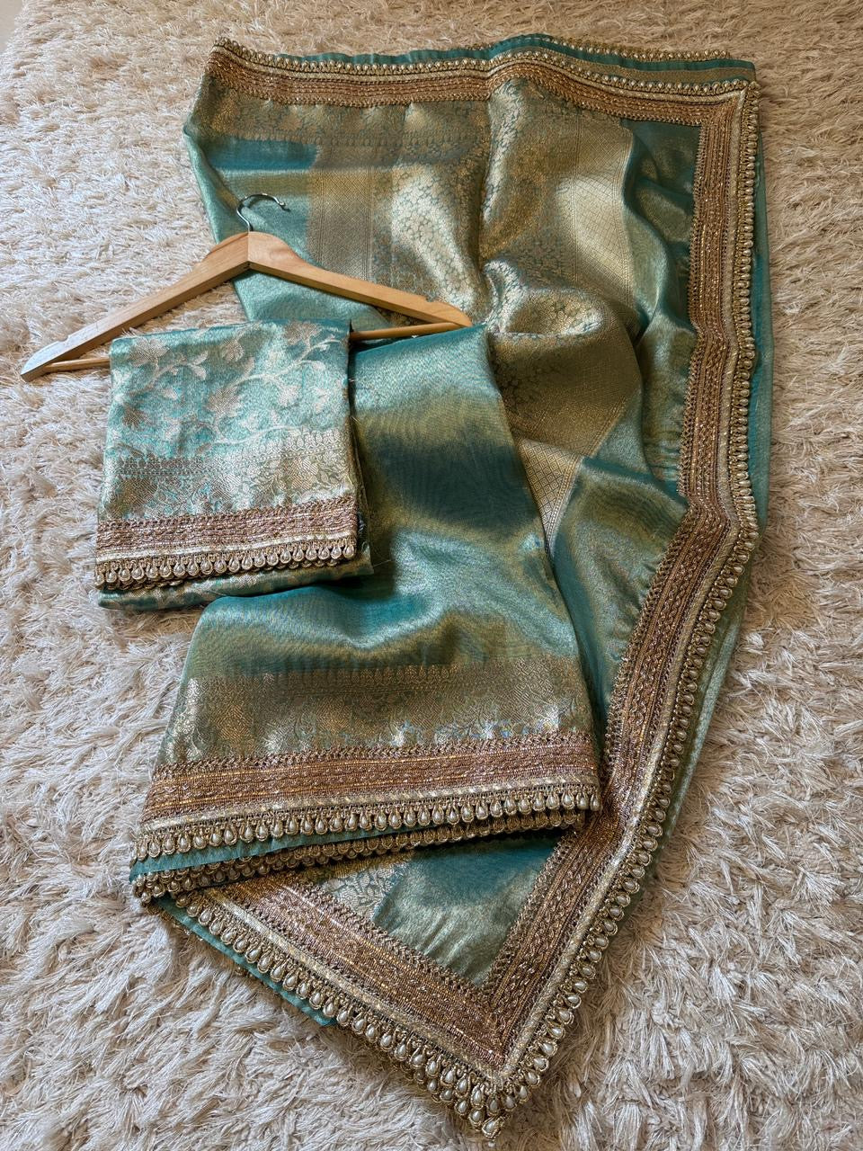 Meher Sea Mist Saree