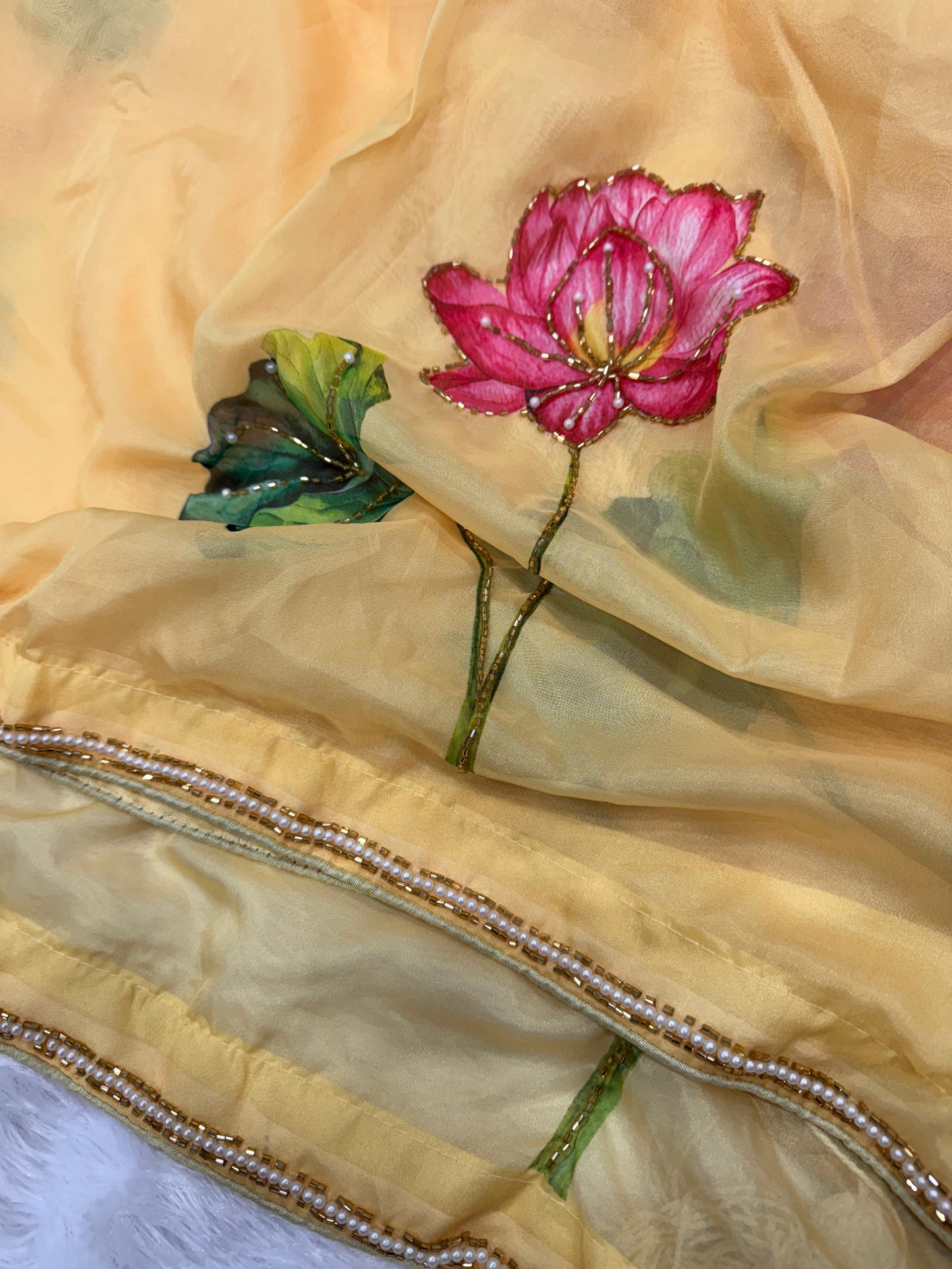Meredith Saree (Yellow)