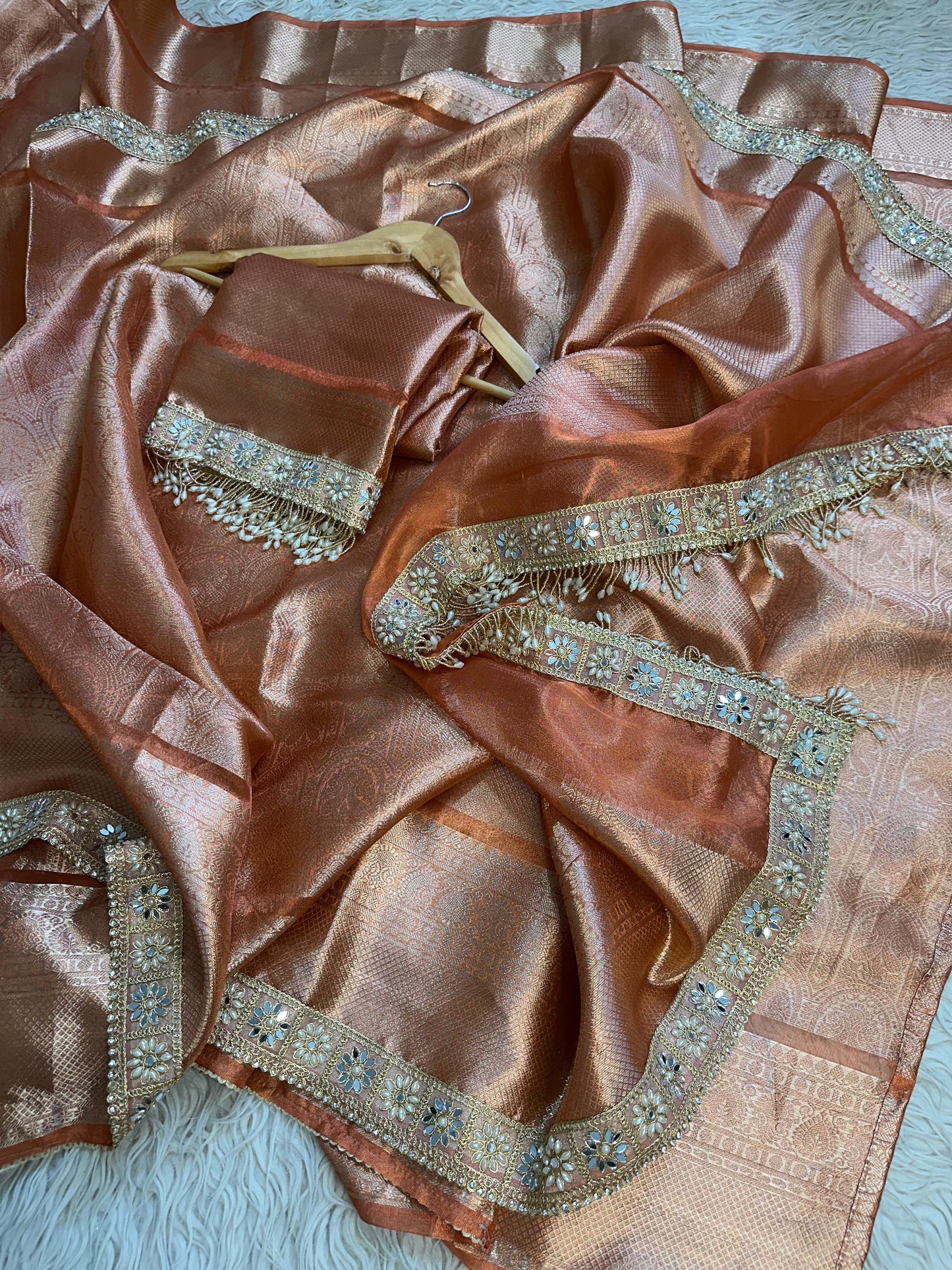 Cooper mirage Saree