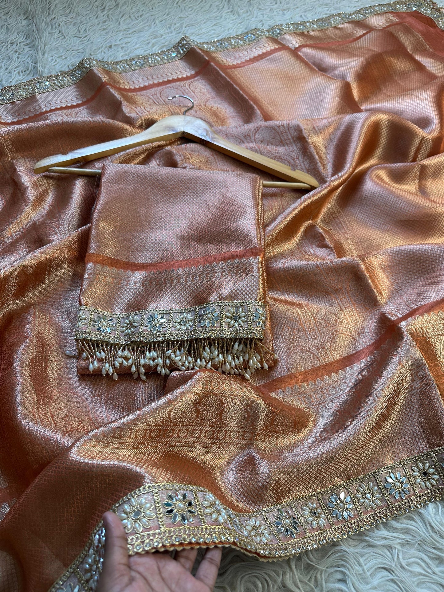 Cooper mirage Saree