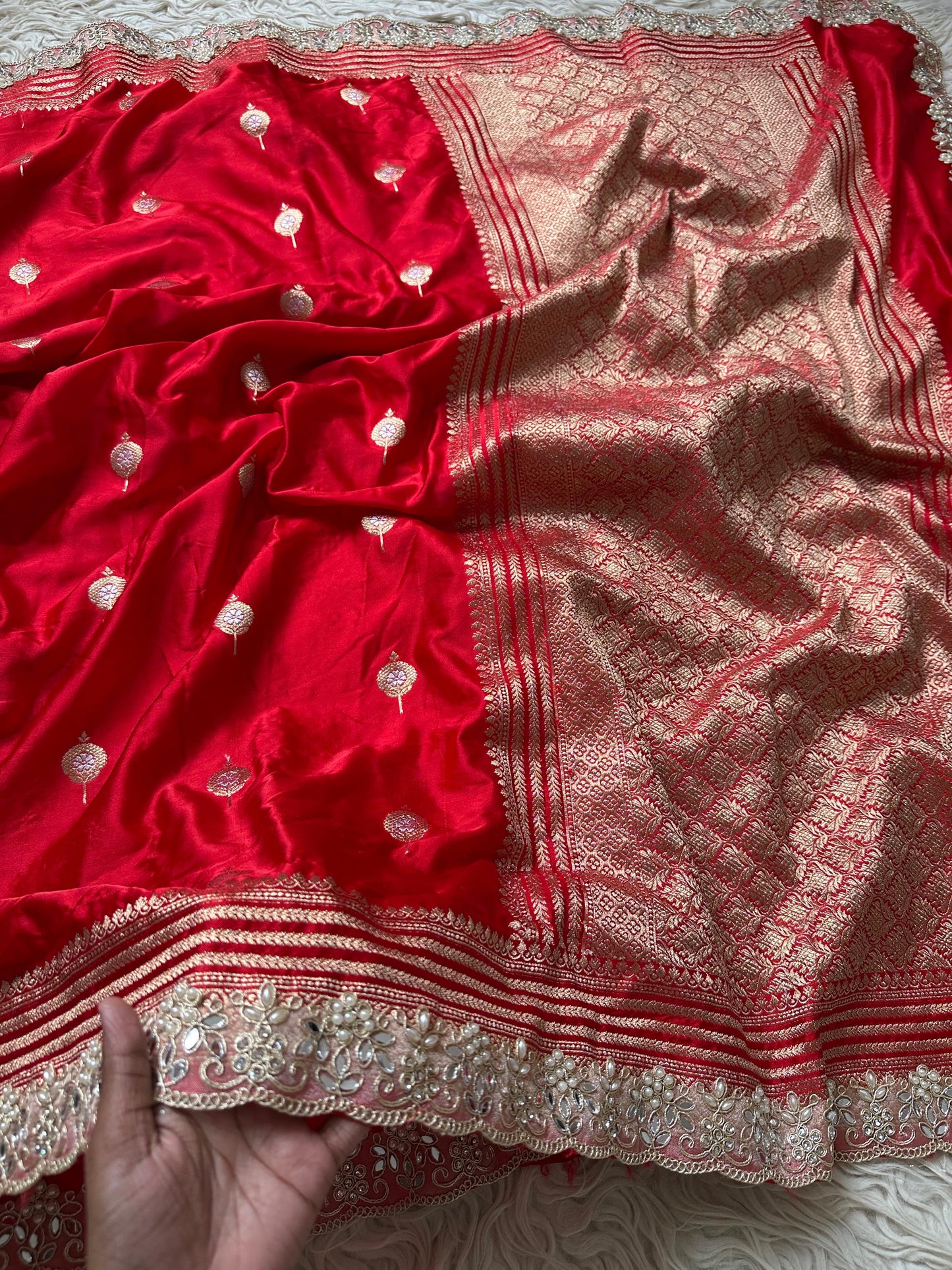 Devyani Vermilion Saree