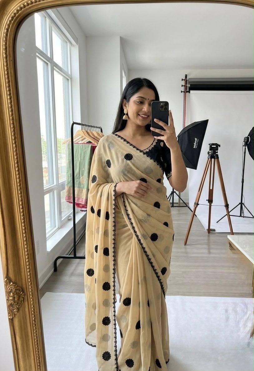 Blooming grace Saree