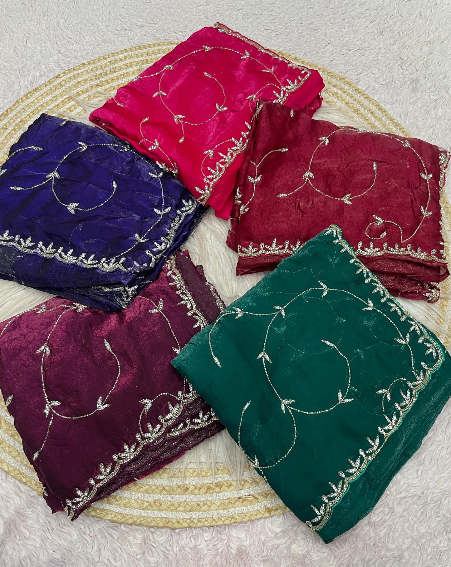 Meher handwork saree