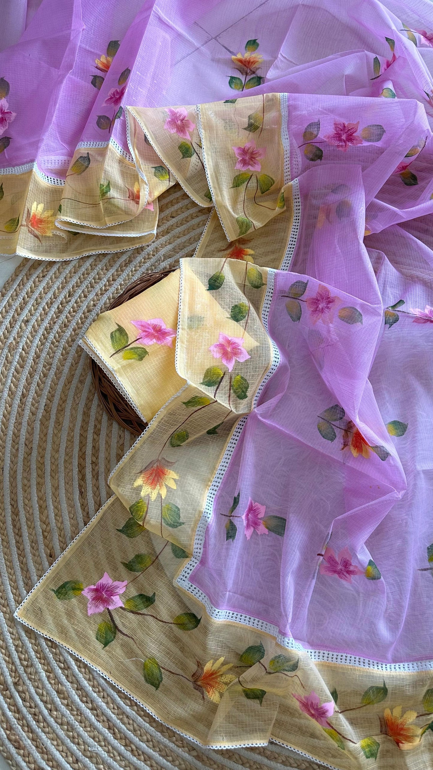 Wildflower Grace Saree(purple)