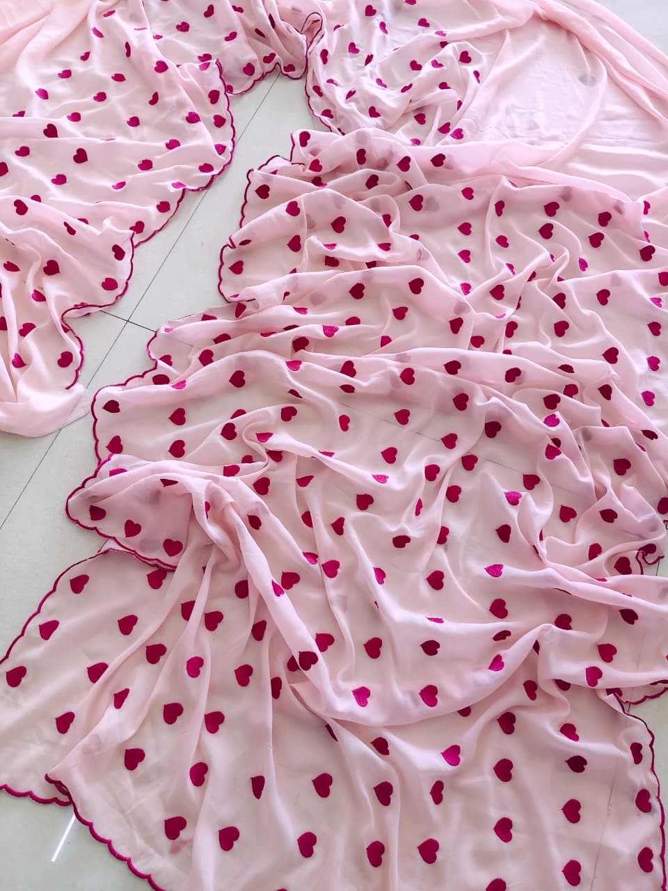 Pink Romance Saree