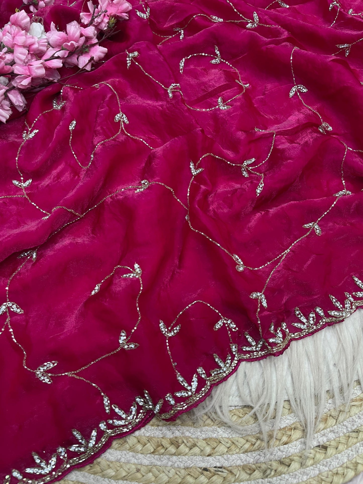 Meher handwork saree