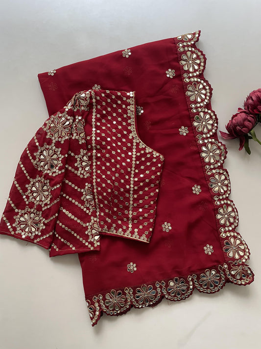 Mehira Blush Saree