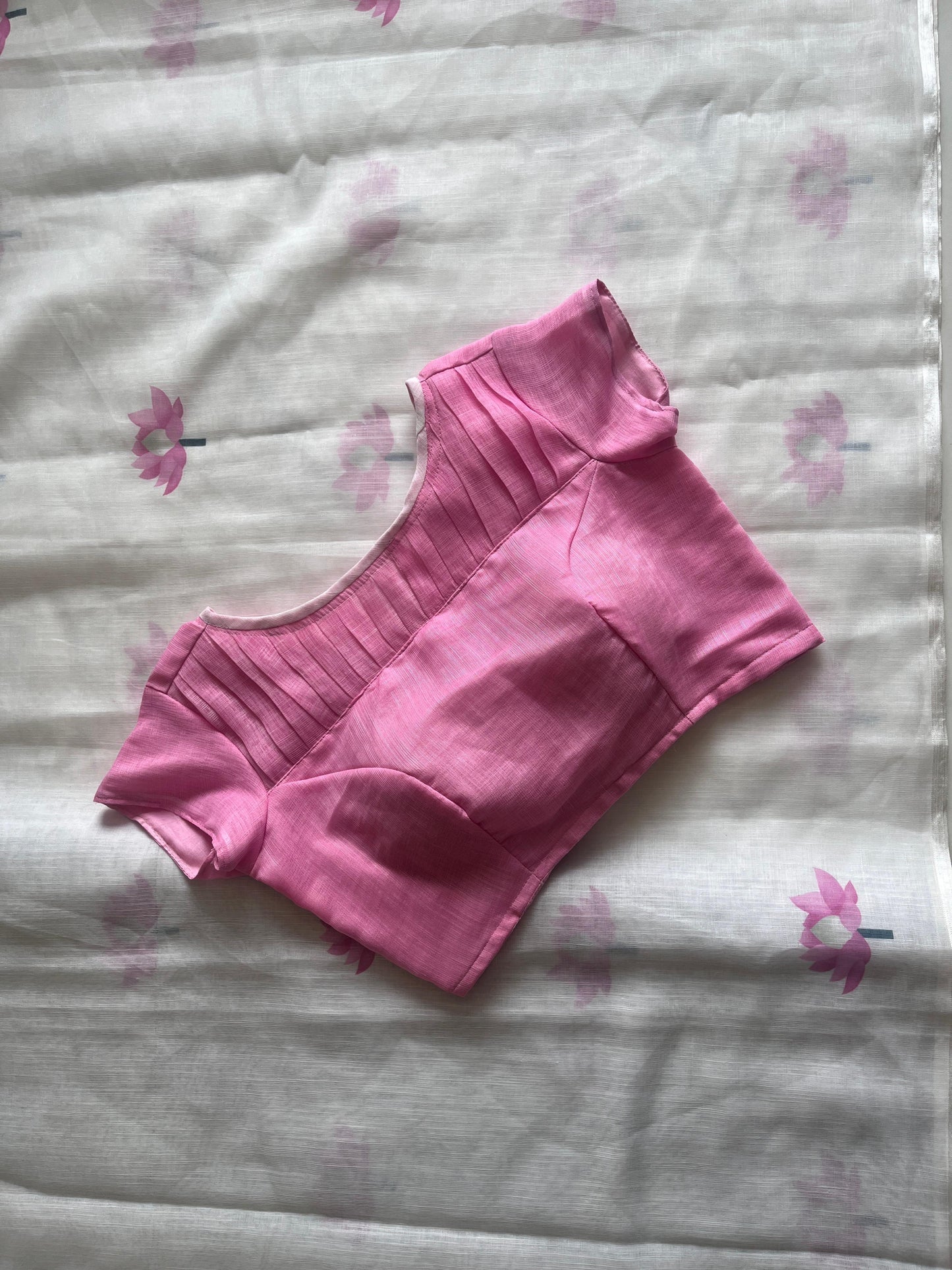 Gulmohar mist Saree