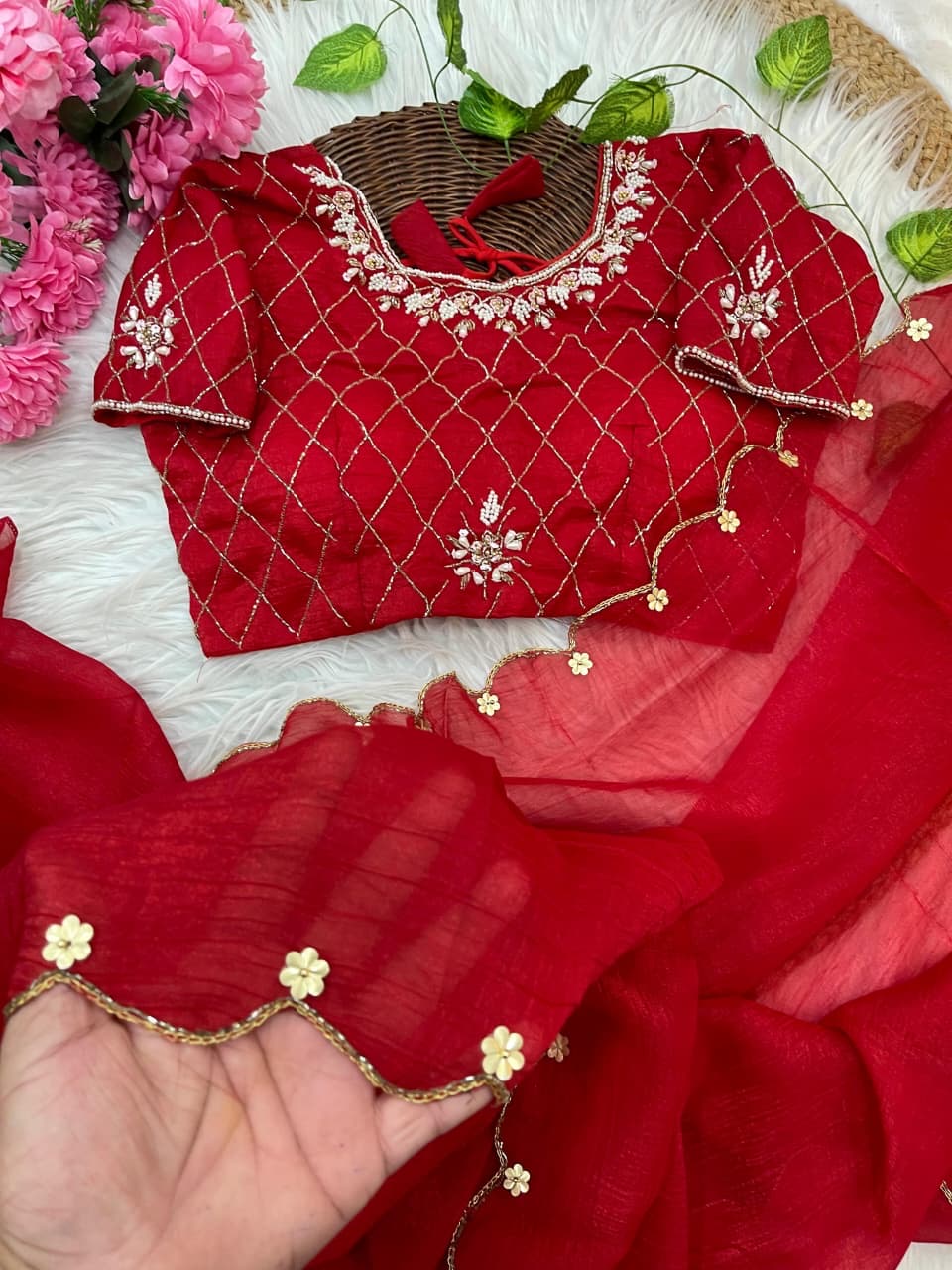 Ruby grace Saree