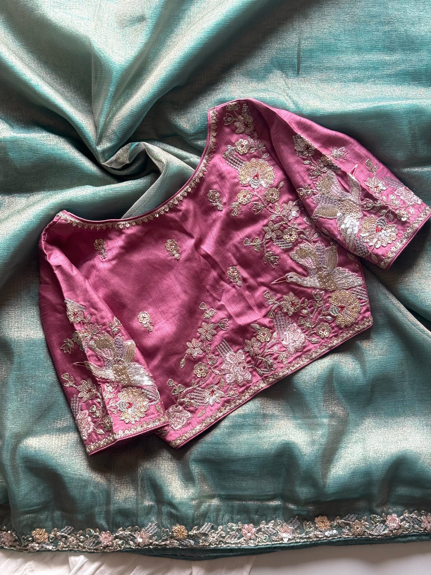 Sarangi Tissue Silk Saree