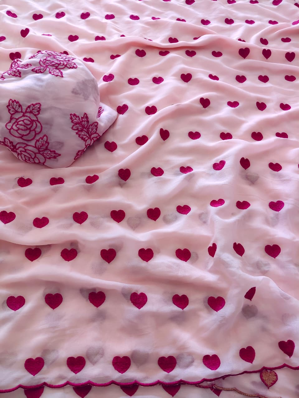Pink Romance Saree