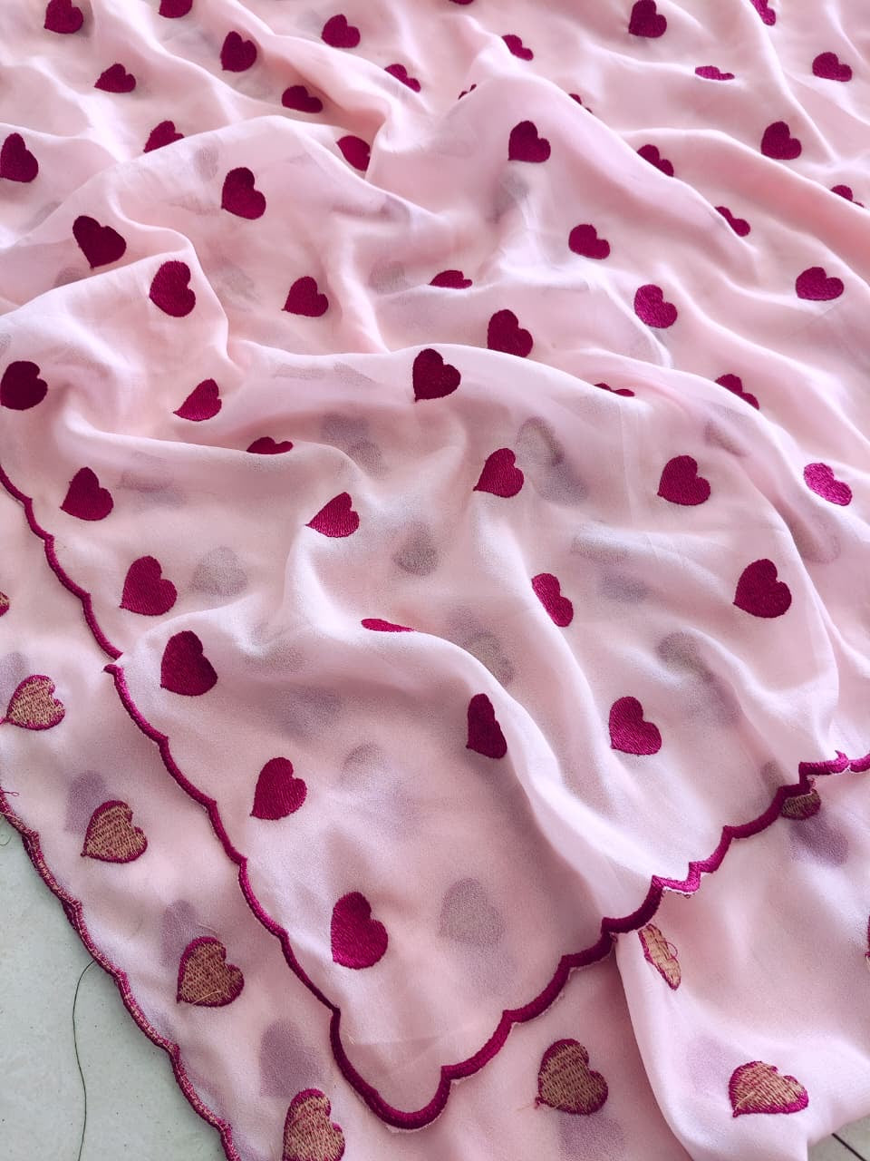 Pink Romance Saree