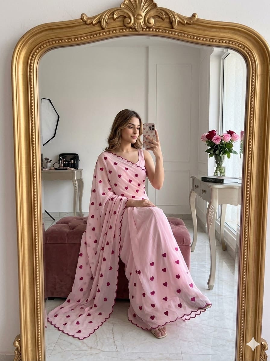 Pink Romance Saree