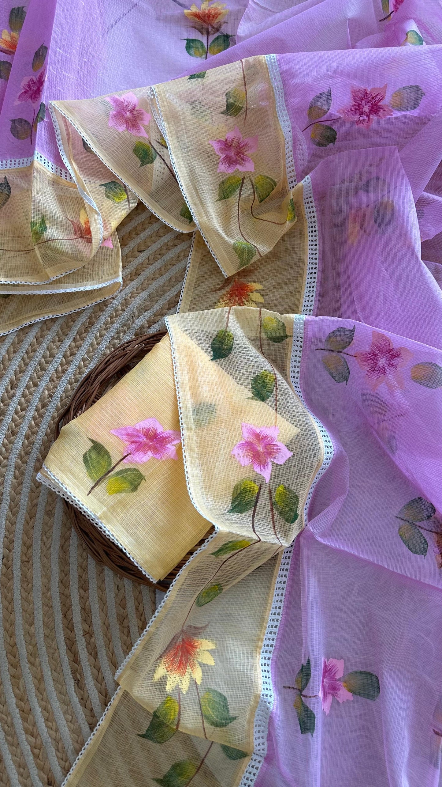 Wildflower Grace Saree(purple)