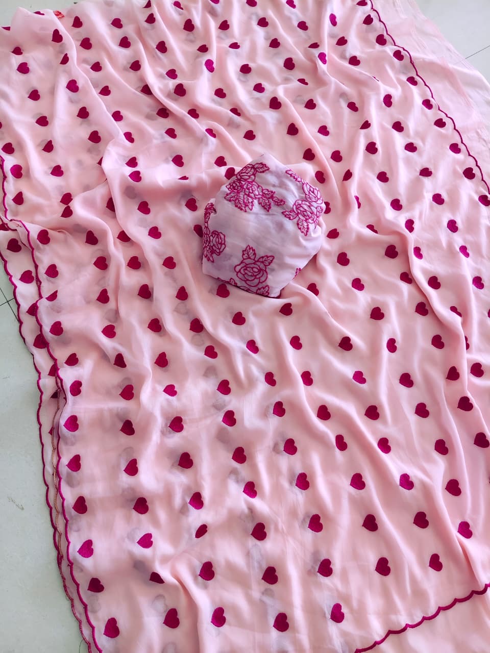 Pink Romance Saree