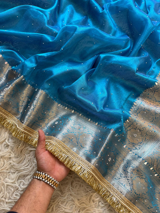 Turquoise Noor Saree
