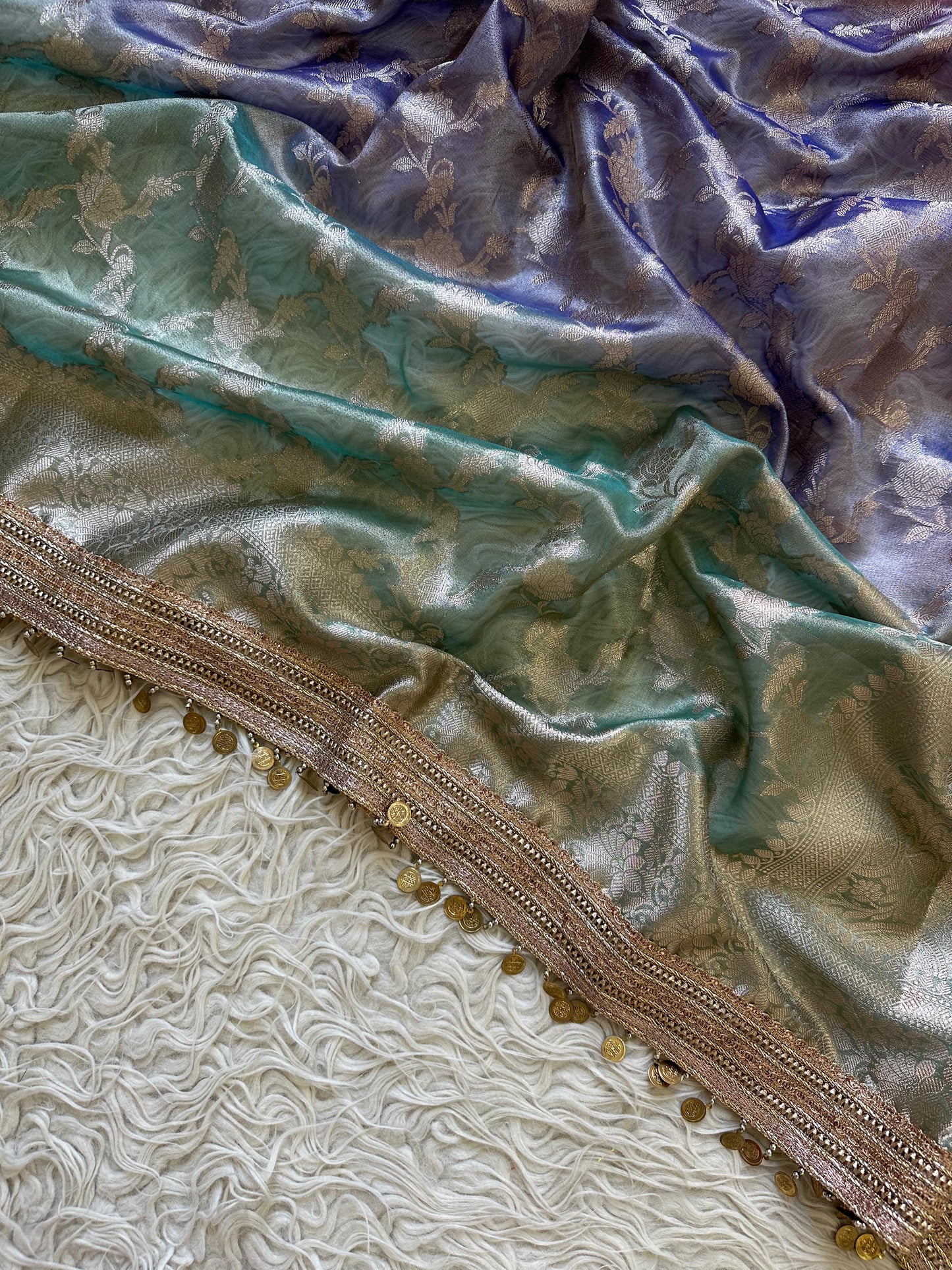 Opal Dreams Saree(Mermaid Pastel)